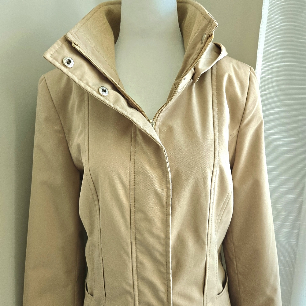 Calvin Klein Trench Coat, Camel, Medium